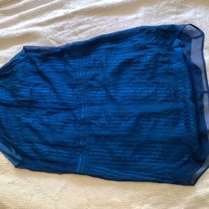 MASON Mini Dress electric blue silk, silk lined NWT